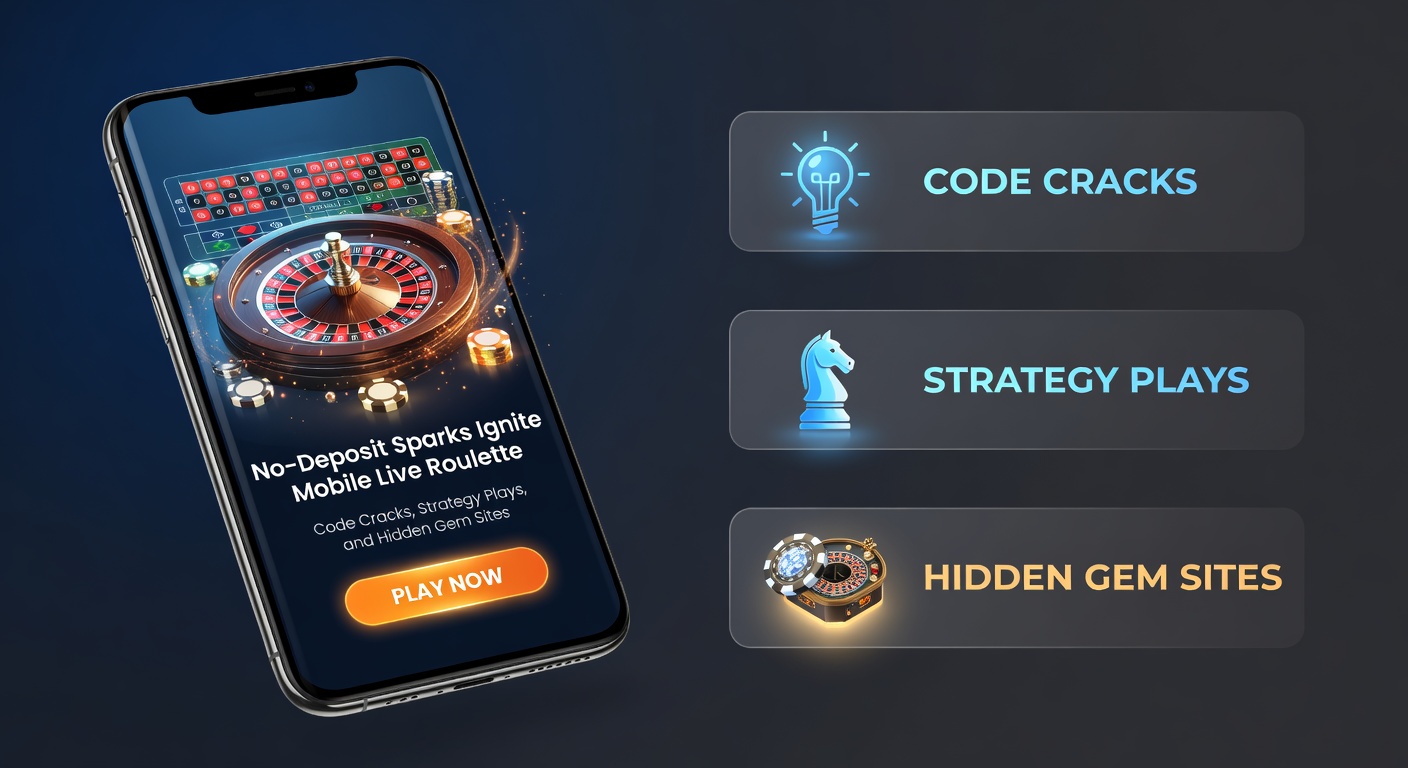 Close-up of a smartphone interface showing live roulette strategies in action, with code entry field and chip stacks highlighted during a no-deposit session